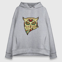 Женское худи оверсайз Owl color