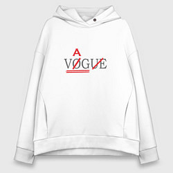 Толстовка оверсайз женская VAG not VOGUE, цвет: белый