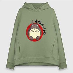 Женское худи оверсайз Japan Totoro
