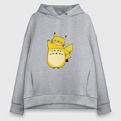 Женское худи оверсайз Тоторо Пика