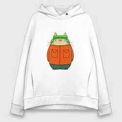 Толстовка оверсайз женская Totoro Kyle, цвет: белый