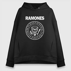 Женское худи оверсайз Ramones Blitzkrieg Bop