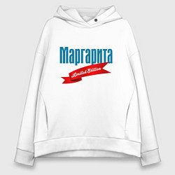 Толстовка оверсайз женская Маргарита - ограниченный выпуск, цвет: белый