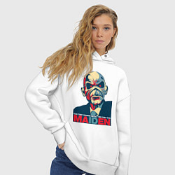 Толстовка оверсайз женская They can change metal, цвет: белый — фото 2