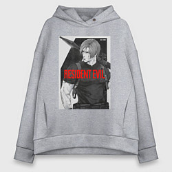 Женское худи оверсайз Леон с базукой - Resident