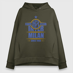 Женское худи оверсайз Inter Milan fans club