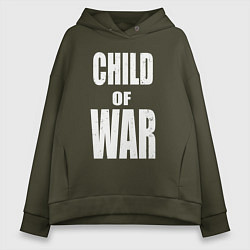 Женское худи оверсайз Child of war
