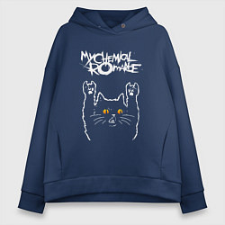 Женское худи оверсайз My Chemical Romance rock cat