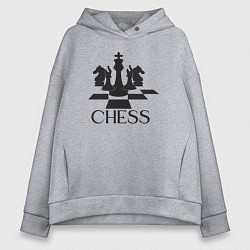Женское худи оверсайз Chess play
