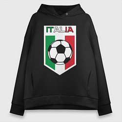 Женское худи оверсайз Футбол Италии