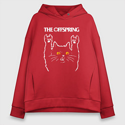 Женское худи оверсайз The Offspring rock cat