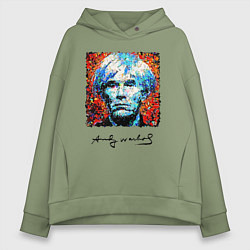 Женское худи оверсайз Andy Warhol - celebrity