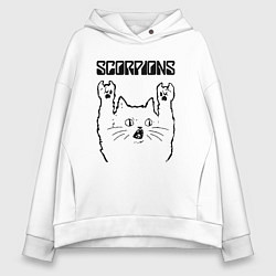 Женское худи оверсайз Scorpions - rock cat