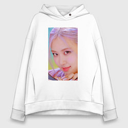 Женское худи оверсайз Blackpink ice Cream Rose