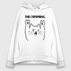 Женское худи оверсайз The Offspring - rock cat