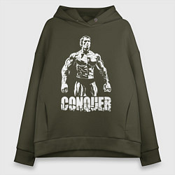 Женское худи оверсайз Arnold conquer