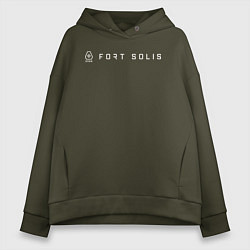 Женское худи оверсайз Fort Solis logo