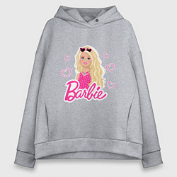 Женское худи оверсайз Кукла Barbie