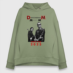 Женское худи оверсайз Depeche Mode 2023 Memento Mori - Dave & Martin 03