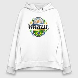 Женское худи оверсайз Brazil adventure