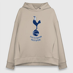 Толстовка оверсайз женская Tottenham Hotspur fc sport, цвет: миндальный