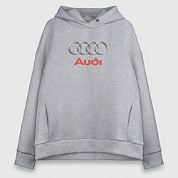 Женское худи оверсайз Audi brend