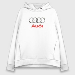 Женское худи оверсайз Audi brend