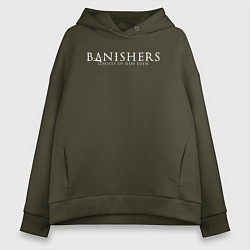 Женское худи оверсайз Banishers logo