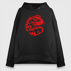 Женское худи оверсайз Manchester dragon