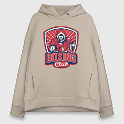 Женское худи оверсайз Club boxing