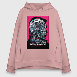 Толстовка оверсайз женская Terminator 1, цвет: пыльно-розовый