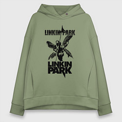 Женское худи оверсайз LP - hybrid theory