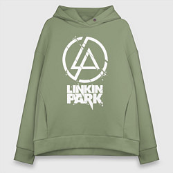 Женское худи оверсайз Linkin Park - white