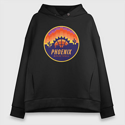 Толстовка оверсайз женская Phoenix basketball, цвет: черный