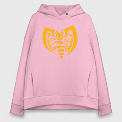 Толстовка оверсайз женская Killa beez, цвет: светло-розовый