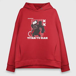 Женское худи оверсайз Titan TV Man