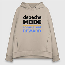 Толстовка оверсайз женская Depeche Mode - Some Great Reward, цвет: миндальный