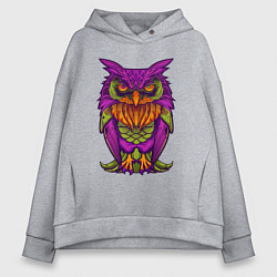 Женское худи оверсайз Purple owl