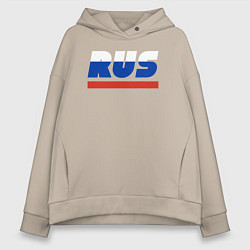 Женское худи оверсайз Rus