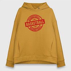 Женское худи оверсайз Basket red