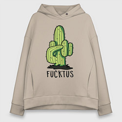 Женское худи оверсайз Fucktus