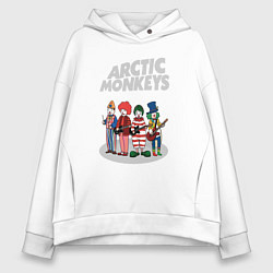 Женское худи оверсайз Arctic Monkeys clowns