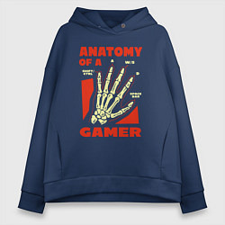 Женское худи оверсайз Anatomy of a gamer