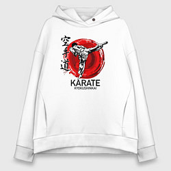 Женское худи оверсайз Karate Kyokushinkai