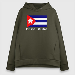 Женское худи оверсайз Free Cuba