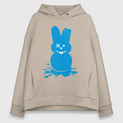 Женское худи оверсайз Blue bunny