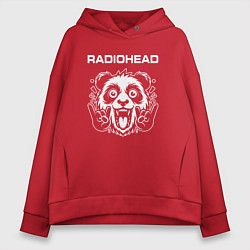 Женское худи оверсайз Radiohead rock panda