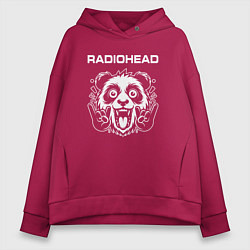 Женское худи оверсайз Radiohead rock panda