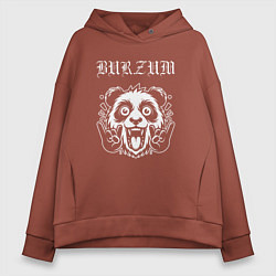 Женское худи оверсайз Burzum rock panda