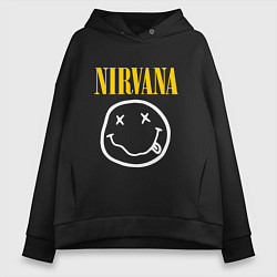 Женское худи оверсайз Nirvana original